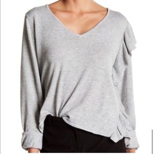 John+Jenn Ruffle Sweater